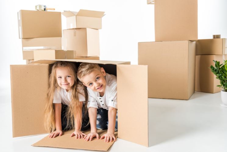 moving with kids